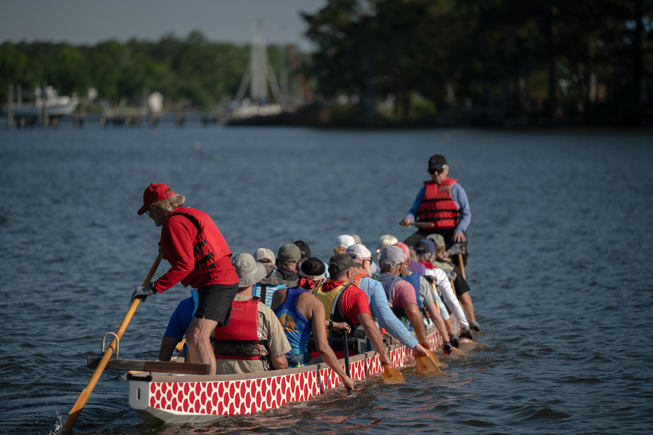 The drumbeat of dragon boats in Pamlico County